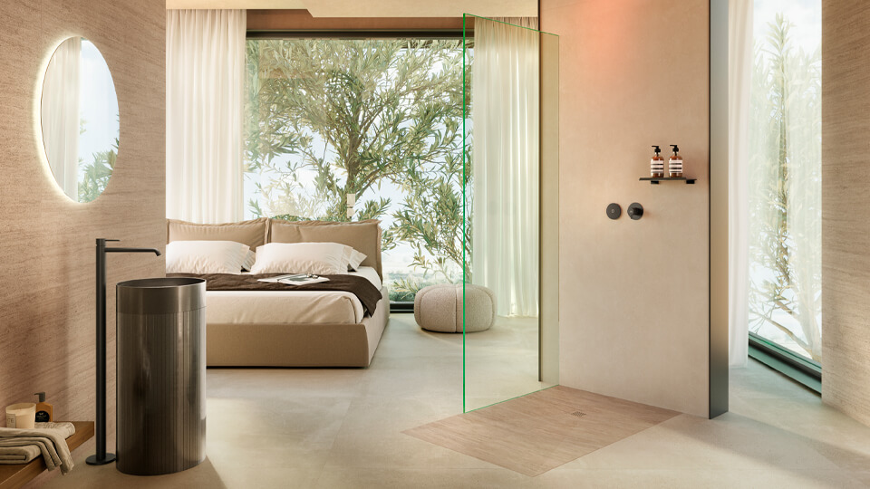 نمای داخلی با سنگ تراورتن